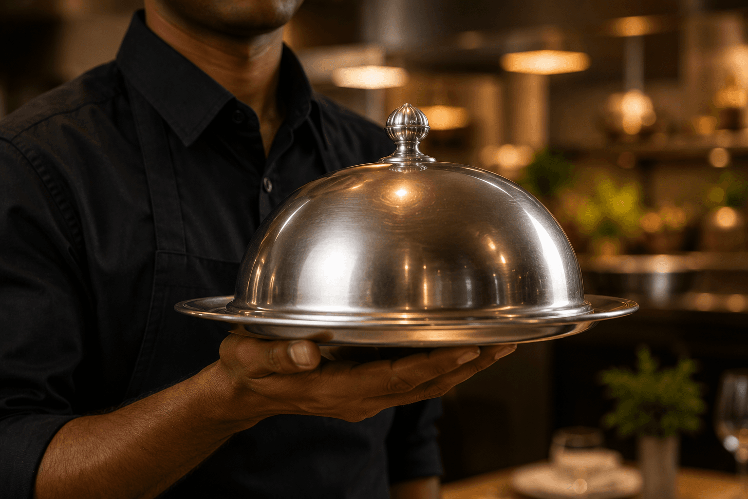 Punctual food delivery and elegant table service setup